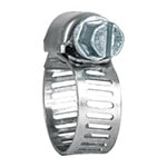 AB-06 | Bolsa c/10 abrazaderas mini, sin fin reforzadas #6, 1/2-3/4'