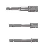 ADA-3 | Juego de 3 adaptadores para dados de 1/4', 3/8' y 1/2'