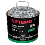 ALPU12-30 | Rollo de alambre de púas de 300 m calibre 12.5, Fiero