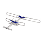 ANDO-4 | Antena aérea para TV, tipo dura oro de 4 elementos, Volteck