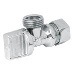 ANG-01BBL | Llave angular 1/2' x 1/2', 1/4 de vuelta, barrilito, blíster