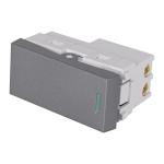 APSE-ELA | Interruptor de 3 vías acero inox de 1 módulo, línea Lisboa