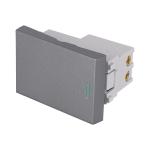 APSE15-ELA | Interruptor 3 vías acero inox de 1.5 módulos, línea Lisboa