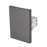 APSE3-LA | Interruptor sencillo acero inox de 3 módulos, línea Lisboa