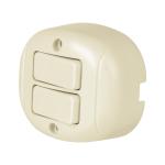 APSO-D | Interruptor de sobreponer dúplex, Volteck