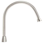 AQCR-80N | Cuello para mezcladora de fregadero, satín, Foset