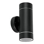 ARB-204S | Arbotante de acento 2 spots negro, lámparas no incluidas