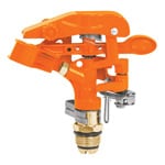 ASP | Aspersor metálico, cabeza sola, Truper