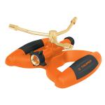 ASP-B3 | Aspersor metálico de 3 brazos con base plástica, Truper