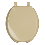 AWC-40C | Asiento redondo para WC, abierto, beige, Foset