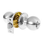 BALT-CM-BPB | Cerradura esfera tubular, baño, cromo, blíster, Hermex Basic