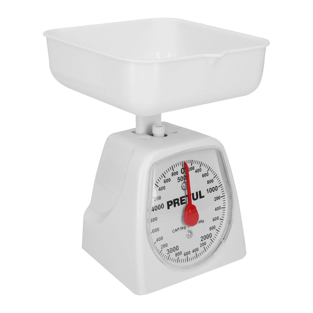 BAS-5CP | Báscula mecánica para cocina 5 Kg, Pretul
