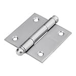 BC-204R | Bisagra cuadrada 2' acero inox, cabeza redonda, Hermex