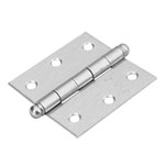 BC-253R | Bisagra cuadrada 2-1/2', cromo mate, cabeza redonda, Hermex