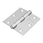 BC-303P | Bisagra cuadrada 3', cromo mate, cabeza plana, Hermex