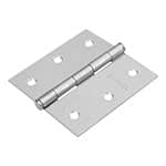 BC-303PP | Bisagra cuadrada 3', cromo mate, cabeza plana, Basic