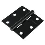 BC-306P | Bisagra cuadrada 3', acero negro, cabeza plana, Hermex