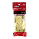 BC-351PB | Bolsa c/2 bisagras cuadradas 3-1/2', latonado, cabeza plana