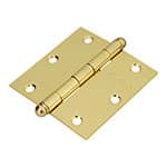 BC-351R | Bisagra cuadrada 3-1/2' a. latonado, cabeza redonda, Hermex