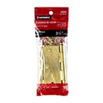 BC-351RB | Bolsa c/2 bisagras cuadradas 3-1/2' latonado,cabeza redonda