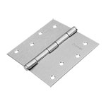 BC-403PP | Bisagra cuadrada 4', cromo mate, cabeza plana, Basic