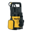 BOS-1LPP | Bomba sumergible plástica 1 HP para agua limpia, Pretul