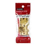 BR-251B | Bolsa con 2 bisagras rectangulares 2-1/2', acero latonado