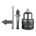 BRO-1/2S | Broquero con llave, 1/2' con adaptador SDS Plus, Truper