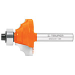 BROU-M1-1/8X | Broca para router, moldura clásica, 1-1/8' con balero