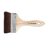 BRT-4C | Brocha pelo de camello de 4' con mango de madera, Truper