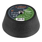 C-351-PI | Copa desbaste de piedra 5' grano 60, eje M14, Truper