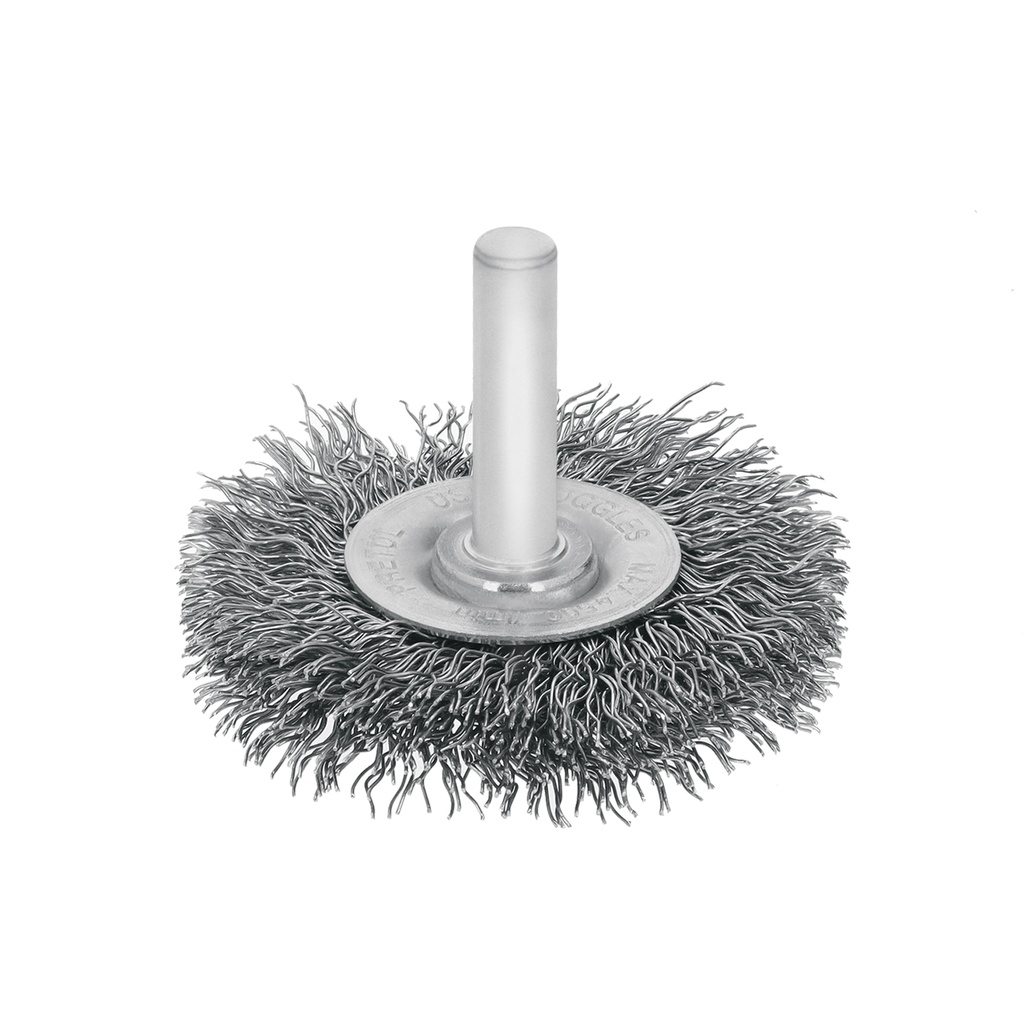 CA-2P | Carda circular 2' alambre grueso para taladro, Pretul