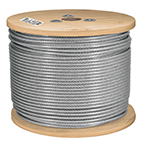 CAB-1/8FX3 | Metro cable flexible 1/8' acero 7x19 recubierto PVC, 300 m