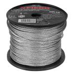 CAB-1/8R | Metro de cable rígido 1/8' de acero 7x7 hilos, 75 m, Fiero