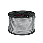 CAB-1/8R3 | Metro de cable rígido 1/8' de acero 7x7 hilos, 300 m, Fiero