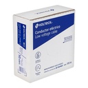 CAB-10B | Rollo de 100 m de cable THHW-LS 10 AWG blanco, Volteck