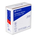 CAB-10R | Rollo de 100 m de cable THHW-LS 10 AWG rojo, Volteck