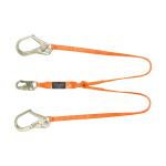 CAB-5432-18-A | Línea vida absorbedor impacto doble brazo gancho grande,ANSI