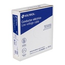 CAB-8B | Rollo de 100 m de cable THHW-LS 8 AWG blanco, Volteck