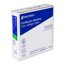 CAB-8V | Rollo de 100 m de cable THHW-LS 8 AWG verde, Volteck