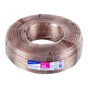 CABO-20P | Rollo de 100 m cable polarizado transparente p/bocina 20 AWG