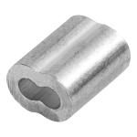 CAD-1/8 | Bolsa con 50 casquillos dobles de aluminio, 1/8', Fiero
