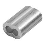 CAD-3/16 | Bolsa con 50 casquillos dobles de aluminio, 3/16', Fiero