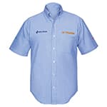 CAM-AZ-CS | Camisa azul para caballero, manga corta talla CH, Truper