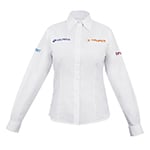 CAM-BCO-DLS | Camisa blanca para dama, manga larga talla CH, Truper