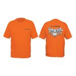 CAM-NAR-40 | Playera naranja estampada 100% algodón, talla 40, Truper