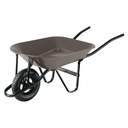 CAP-4NB | Carretilla 4.5 ft3 gris Neumática, bastidor tubular, Pretul