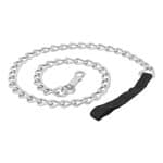 CAPE-50 | Correa de 1.2 m de paseo para perro, eslabón 5 mm, Fiero