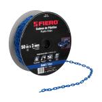 CAPL-3Z | Metro de cadena de 3 mm de plástico azul, carrete de 50 m