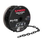 CAPL-5N | Metro de cadena de 5 mm de plástico negra, carrete de 25 m